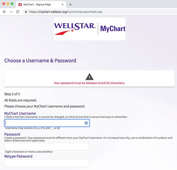 WellStar MyChart